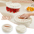 Fruit Rinse & Storage Basket with Lid